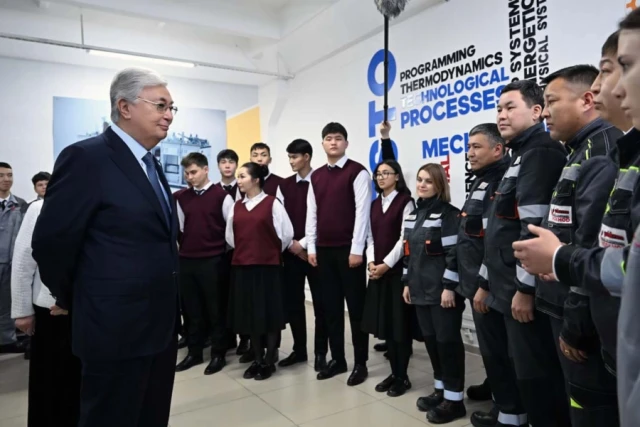 Kazakistan Devlet Başkanı’nın Aktöbe iline ziyareti