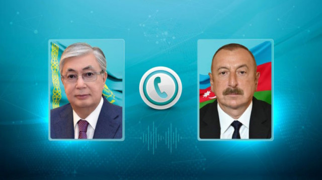 President Tokayev holds telephone conversations with Presidents of Azerbaijan and Russia