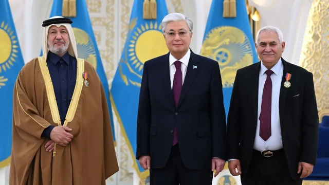 Қ.Тоқаев Халықаралық және Азия ауыр атлетика федерацияларының басшыларымен кездесті