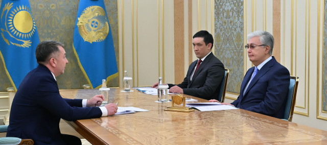 Kazakh President receives Minister of Justice