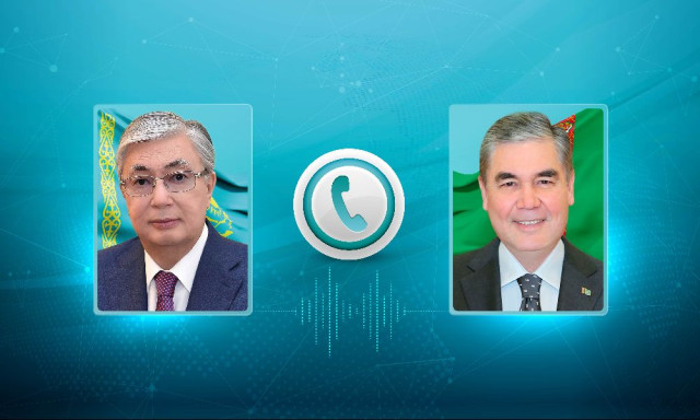 Kazakh President holds telephone conversation with Gurbanguly Berdimuhamedov