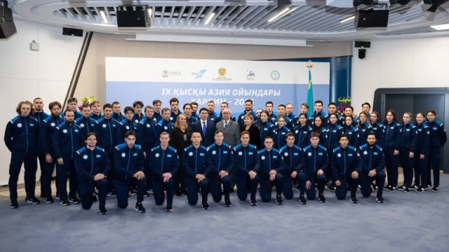 Kazakhstan’s national team sent off to 2025 Asian Winter Games