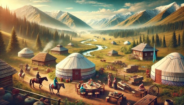 Kazakistan'ın En İyi 5 turistik köyü belirlendi