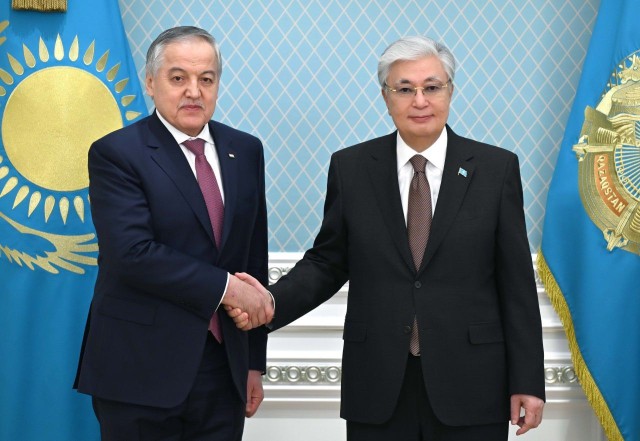 President Tokayev receives Tajik Foreign Minister