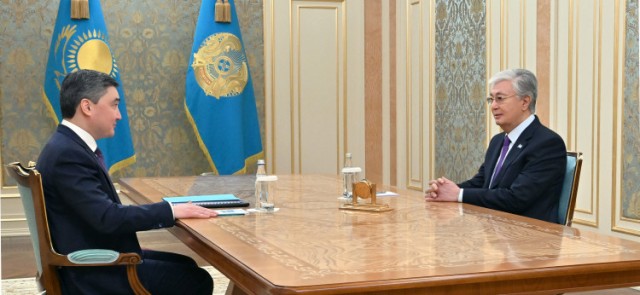 Касым-Жомарт Токаев Премьер-министр Олжас Бектеновду кабыл алды