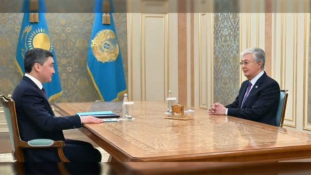 Kazakh President receives Prime Minister
