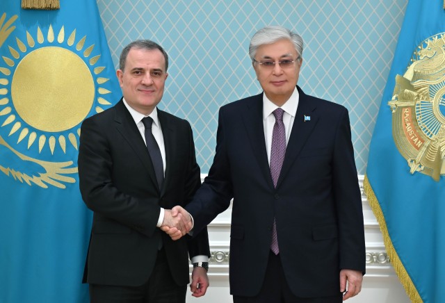 Kazakh President receives Azerbaijani Foreign Minister