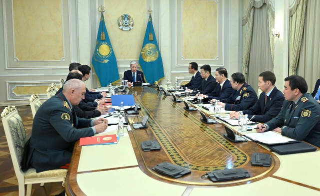 Kazakh President chairs Security Council meeting