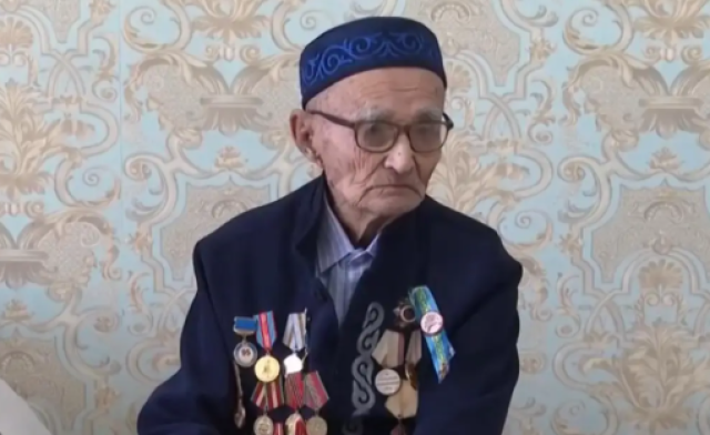 100-year-old war veteran lives in Kentau