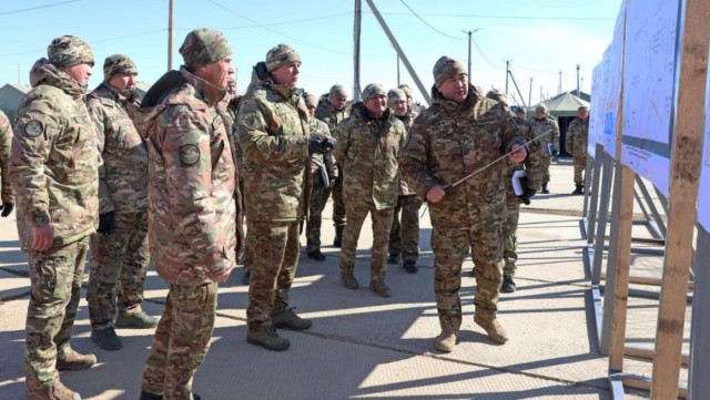 Ulusal Muhafızlar, Zafer Geçit törenine hazırlıklarını sürdürüyorlar