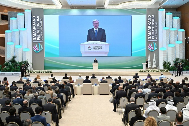 Kazakh President addresses Central Asia – European Union summit