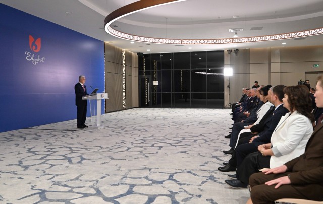 Президент Шымкент қаласының жұртшылығы алдында сөз сөйледі