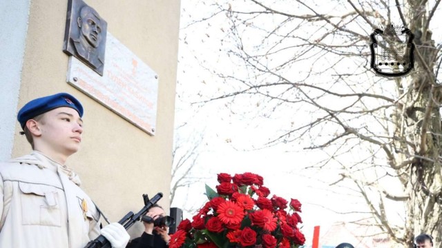 Калининградта Кеңес одағының батыры Т.Қабыловқа арналған мемориал тақта орнатылды