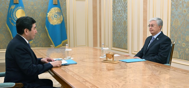 Kazakh President receives Mazhilis Chairman