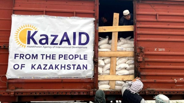 Қазақстан Ауғанстанға гуманитарлық көмек жіберді