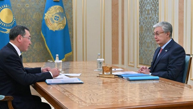 Президент Казахстана принял акима Алматинской области