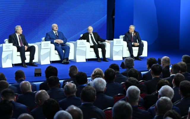 Mazhilis Speaker addresses International Forum marking 80th anniversary of Victory