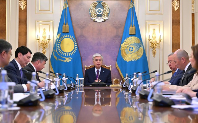 Президент Казахстана принял годовой отчет Национального банка