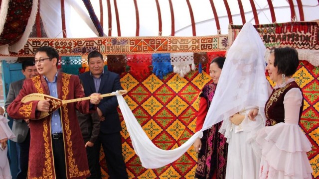 Kazakh ritual Betashar - part of intangible heritage of humanity