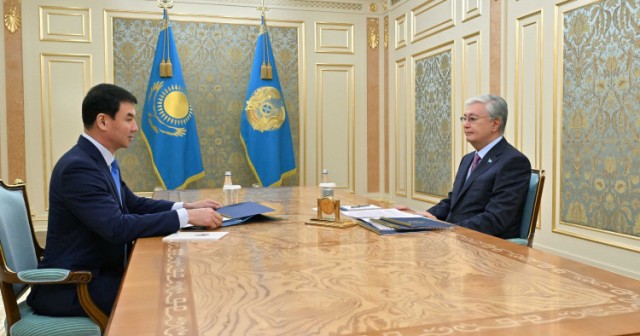 Қозоғистон Президенти Алмати ҳокими Дархан Сатибалдини қабул қилди