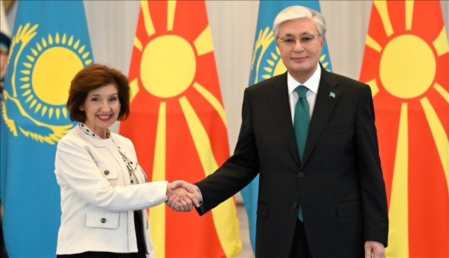 Astana’da Kazakistan ile Kuzey Makedonya Cumhuriyeti’nin işbirliği konuları ele alındı