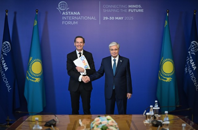 Президент Астана Халықаралық форумы аясында бірқатар кездесу өткізді