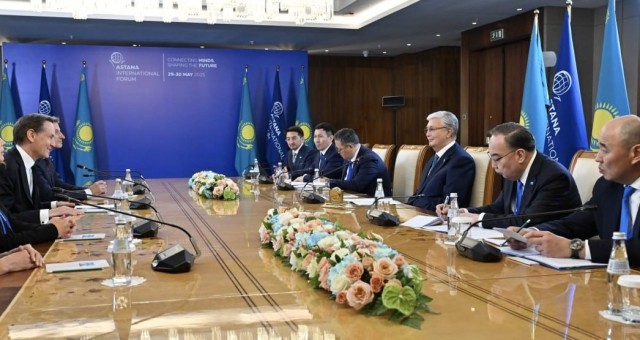 Kazakistan Devlet başkanı, yaptığı görüşmelerinde işbirliği konularına özel dikkat çekti