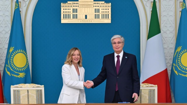 Kazakistan ve İtalya stratejik ortaklığı güçlendiriyor