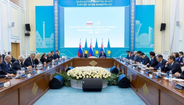 В Астане состоялся казахстанско-словацкий бизнес-форум