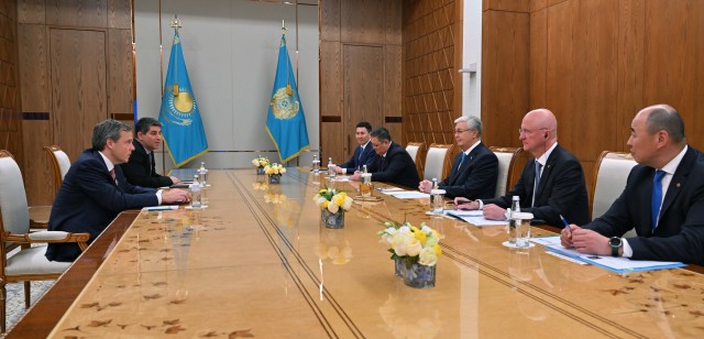 Kazakh President holds series of bilateral meetings