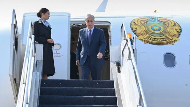 Kazakistan Devlet Başkanı, Aktöbe iline iş ziyaretiyle geldi