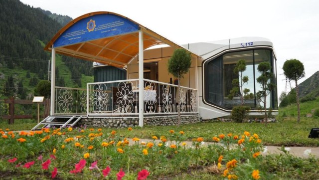 Innovative capsule homes for rescuers installed in Almaty mountains