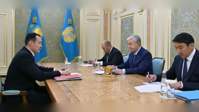 Kazakh President briefed on gas sector development