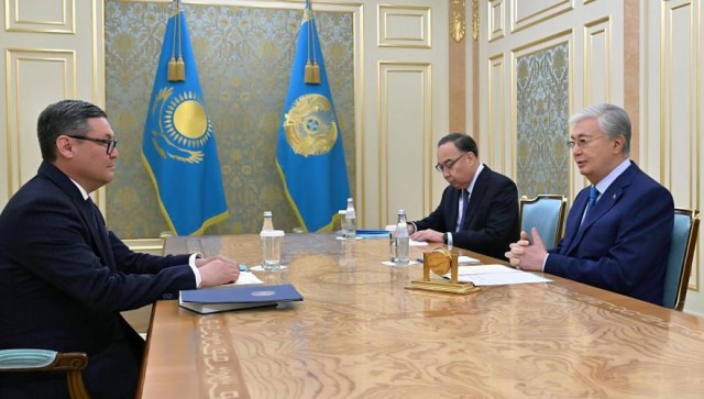 Kasım Comart Tokayev, Afganistan özel temsilcisini kabul etti