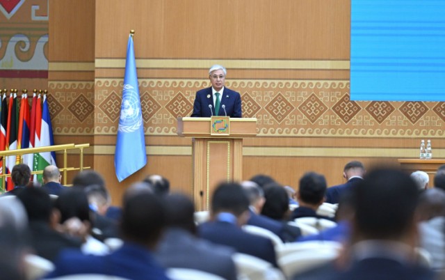 Қозоғистон Президенти БМТ конференциясида нутқ сўзлади