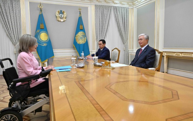 Қозоғистон Президенти Баян Жалмағанбетовани қабул қилди