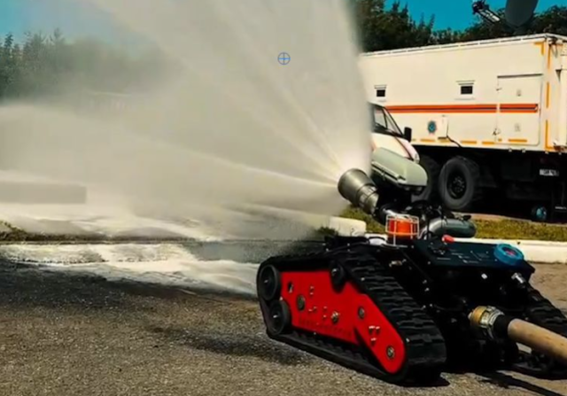 Robot to assist firefighters in Kazakhstan