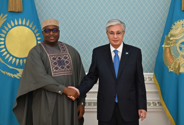 Kassym-Jomart Tokayev receives Special Envoy of Sierra Leone President