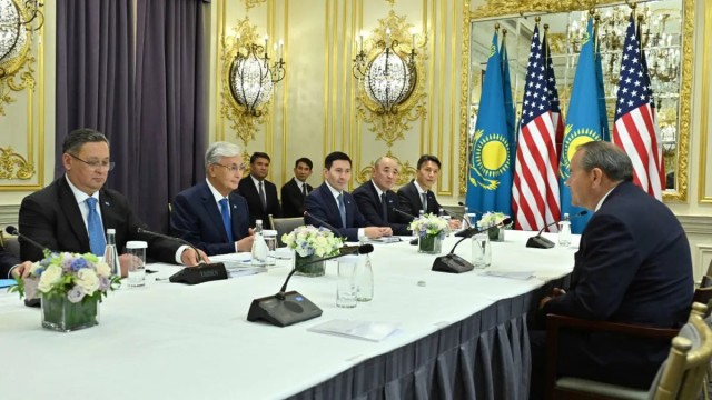 Kazakh President holds series of meetings in New York