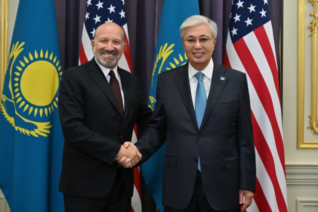 Касым-Жомарт Токаев АКШнын президентинин Түштүк жана Борбордук Азия боюнча атайын өкүлү Серджио Гораны кабыл алды