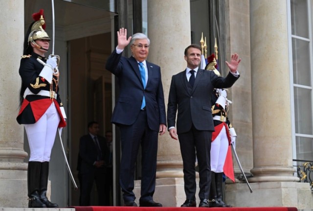 Fransa Devlet Başkanı, Kazakistan ile ilişkileri değerlendirdi