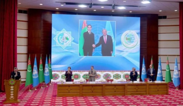 Türkmenistan'da BM'in 80. kuruluş yıldönümü münasebetiyle uluslararası konferans düzenlendi