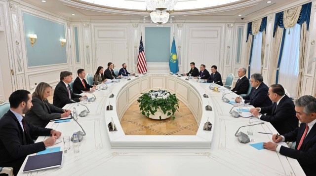 К.Токаев встретился со Спецпредставителем Трампа и замгоссекретарем США
