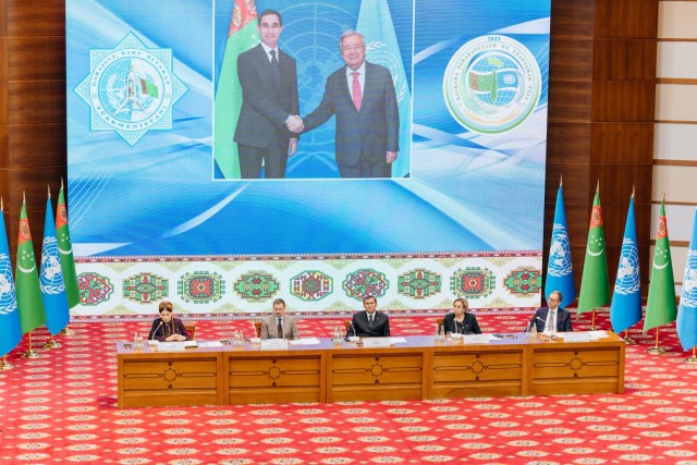 Туркманистонда БМТ 80 йиллигига бағишлаб халқаро анжуман бўлиб ўтди