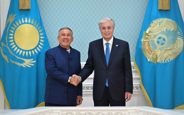 Devlet Başkanı ve Tataristan Raisi ekonomik ortaklığı görüştü