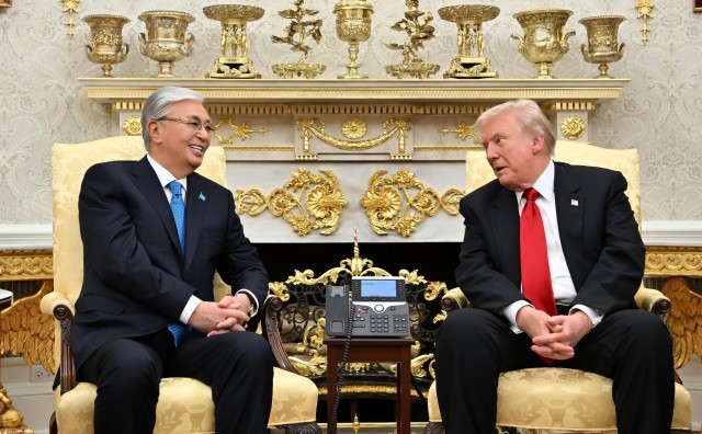 Presidents of Kazakhstan and U.S. hold talks