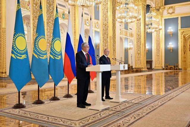 K. Tokayev ve V. Putin, Bölgesel İş Birliği Forumuna katıldı