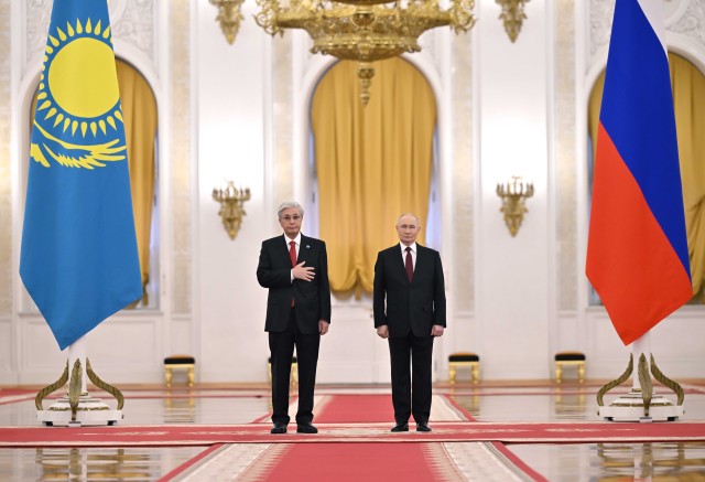 Presidents of Kazakhstan and Russia hold talks in Moscow