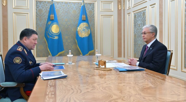 President Tokayev receives Kazakh Interior Minister
