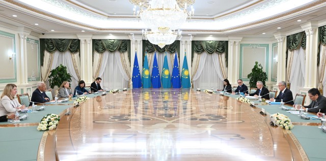 Kassym-Jomart Tokayev and European Council President hold talks